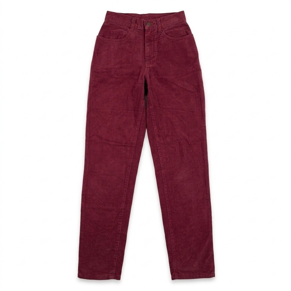NWT Vintage Lee Regular Fit Tapered Jeans Womens Junior Size 9 Port Wine USA